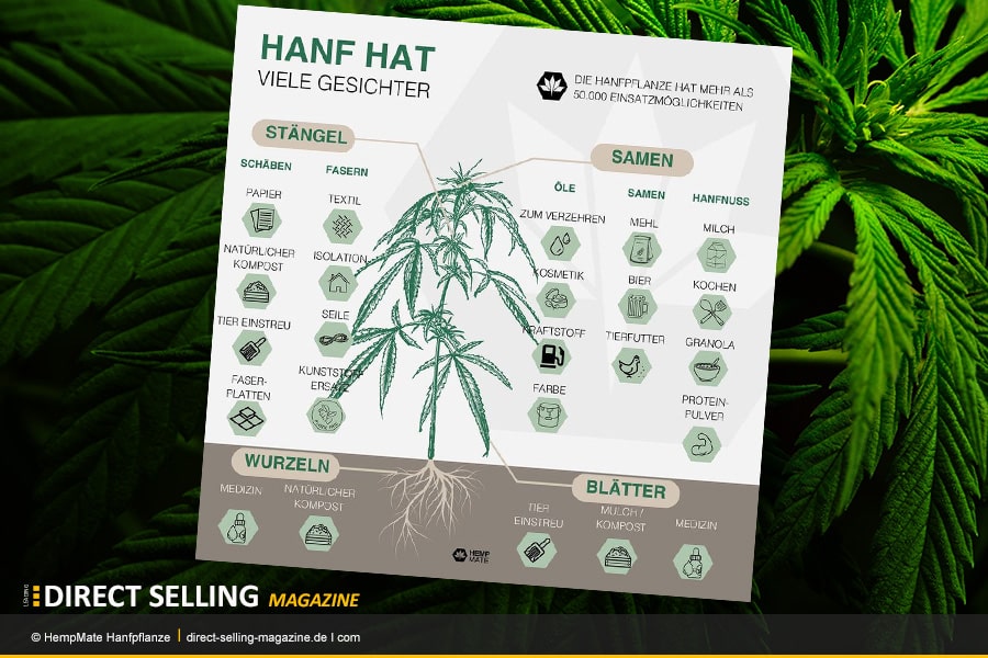 HempMate – Hanfpflanze hat mehr als 50.000 Einsatzmöglichkeiten