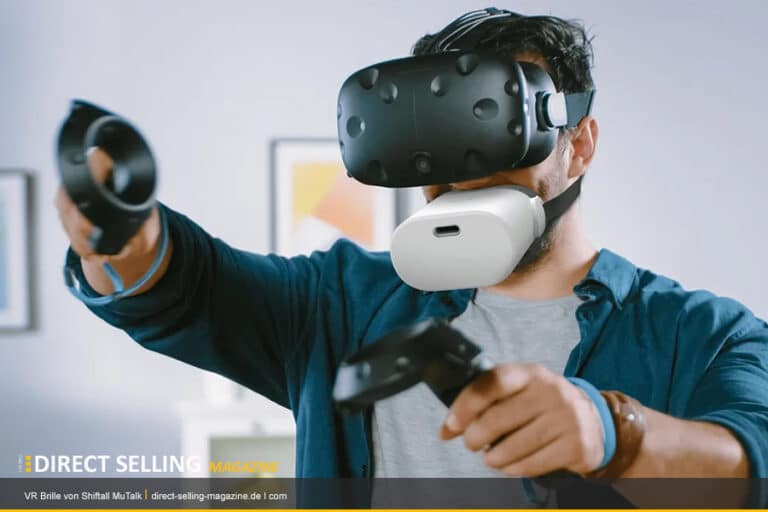 Mit VR-Brille und MuTalk ins Metaverse oder in die Online-Konferenz. Sieht so die Zukunft im Network aus?