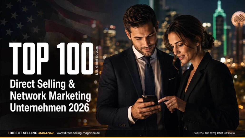 Die umsatzstärksten Network-Marketing- und Direktvertriebsunternehmen 2026 laut DSN 100